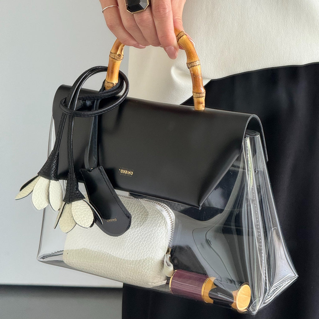ORIGAMI- bamboo clear bag